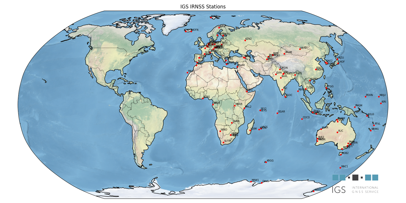 IRNSS Constellation Map